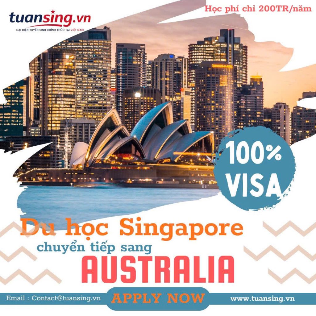 du học singapore chuyển tiếp sang Úc