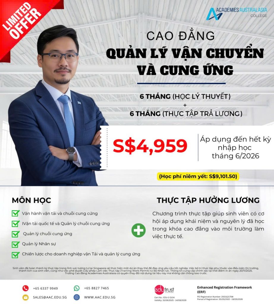 Du học singapore trường AAC Singapore